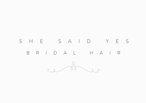 She Said Yes Bridal Hair